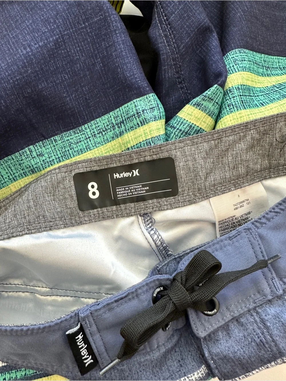 Hurley & Old Navy Boys Swim Short / Swim Trunk 3 Piece Bundle Size M / 8